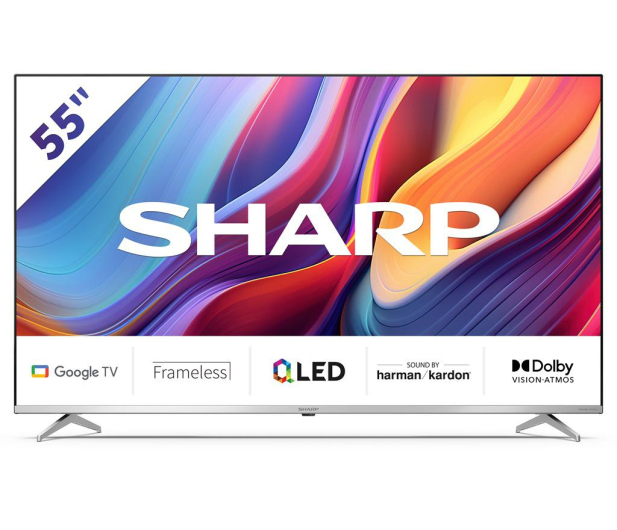 Sharp 55GP6265E 55" QLED 4K Google TV Dolby Vision Dolby Atmos - 1246462 - zdjęcie